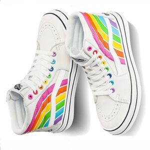 EUC- Vans x Flour Shop Super Comfy Cush Unisex High Top Sneaker